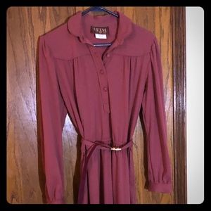 EJM Vintage Dress with belt and pockets